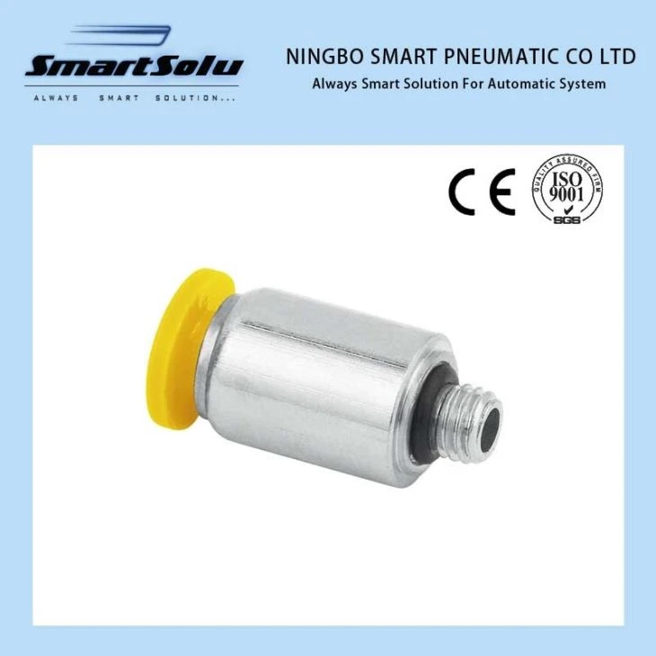Straight Pneumatic Plastic One Touch In Fitting With O-ring